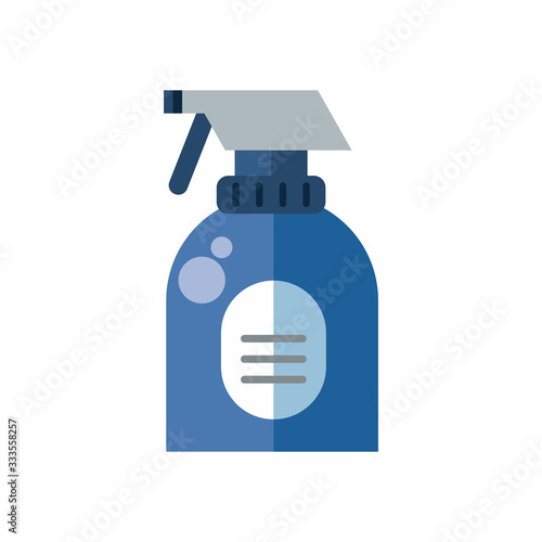 disinfectant spray bottle product flat style