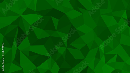 Abstract polygonal background. Modern Wallpaper. Dark Green vector illustration