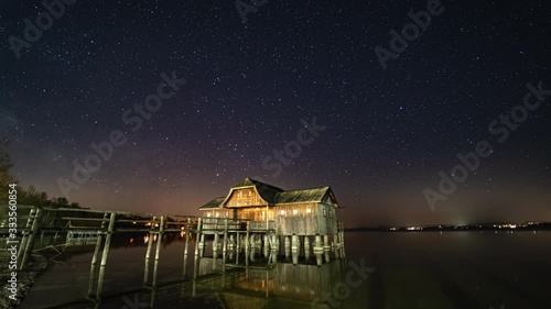 Timelapse Milchstraße am See