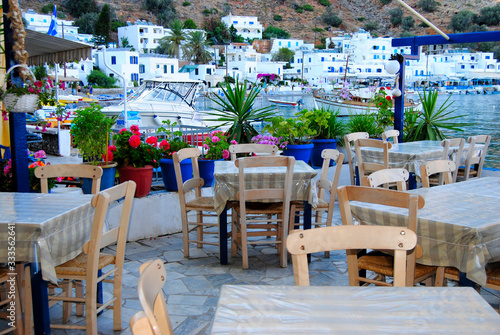 Crete island: Loutro village.