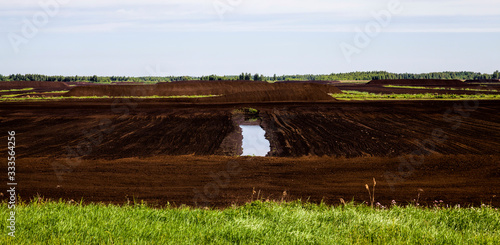 peat mining photo