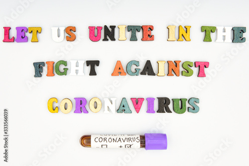 World fight together the pandemic flat design coronavirus outbreak.