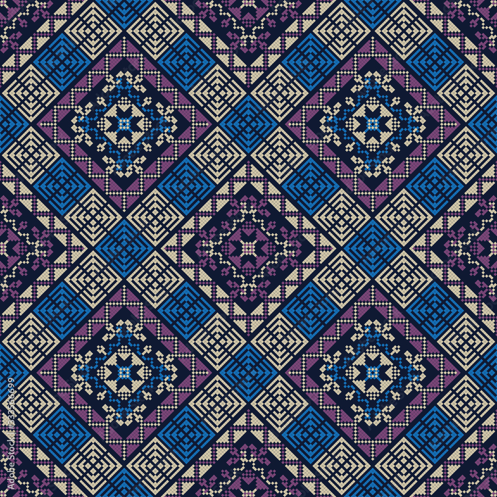 Palestinian embroidery pattern 302
