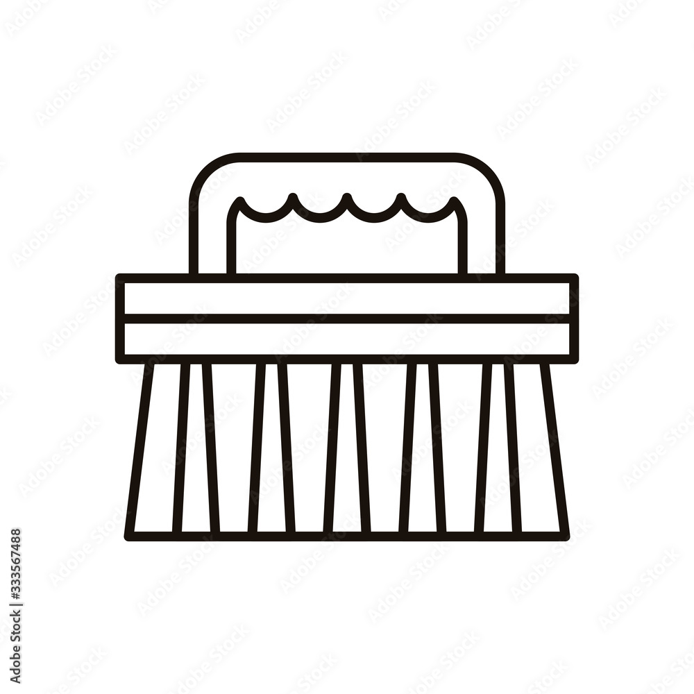 handle brush cleaning line style handle brush cleaning line style