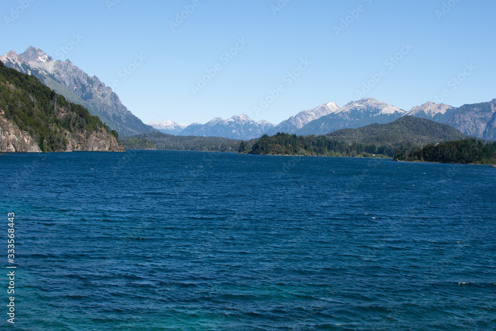 beatifull panoramic, lake lacar	