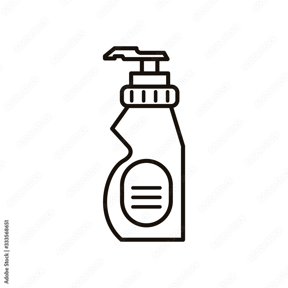 disinfectant plastic bottle product with push dispenser line style disinfectant plastic bottle product with push dispenser line style