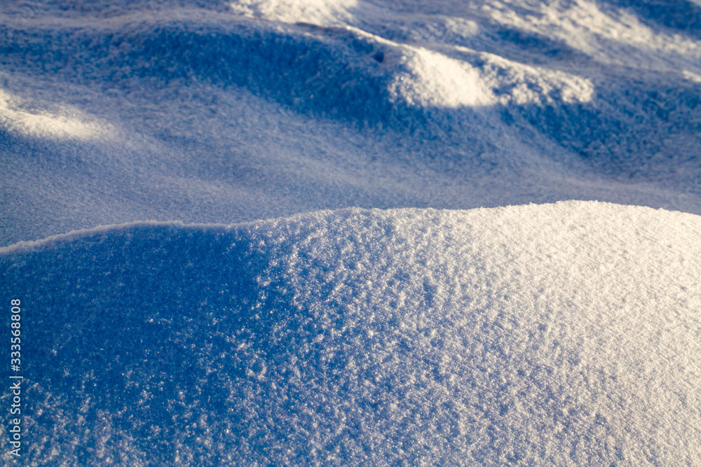 fresh snow surface fresh snow surface