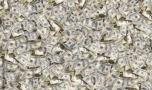 American one hundred dollar bills background