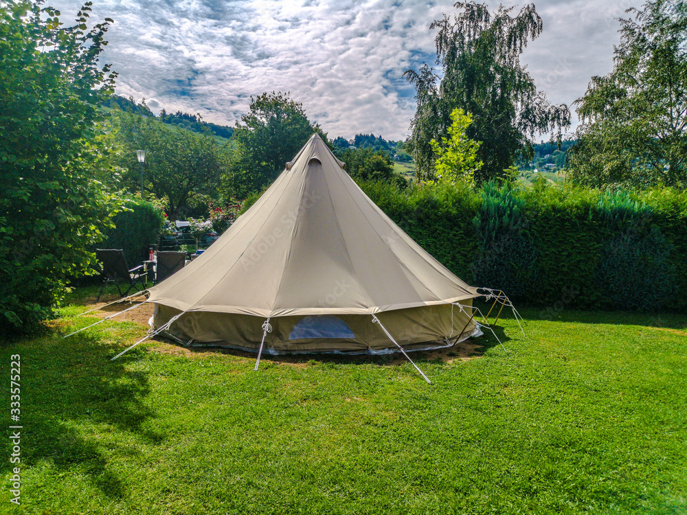 Traditional indian teepee tent
