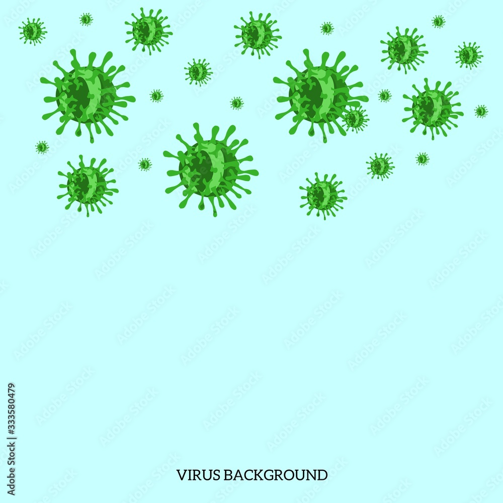 Covid-19 coronavirus and virus background 