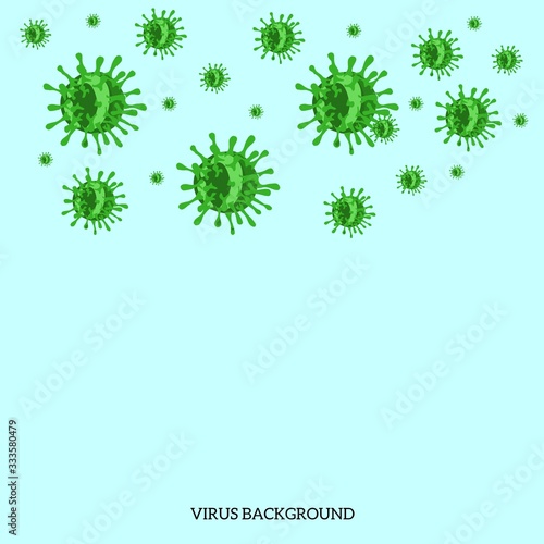 Covid-19 coronavirus and virus background 