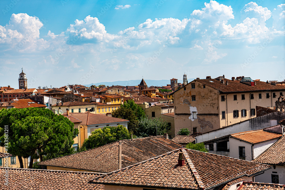 panoramic view of old town