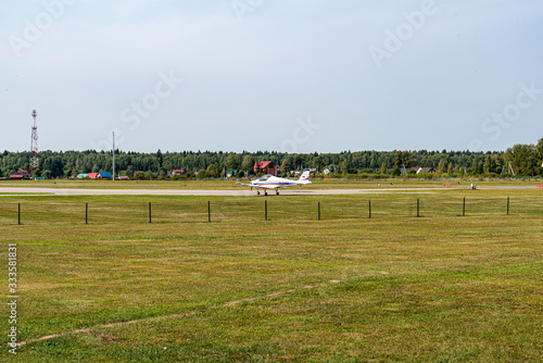 Plane on the runway 