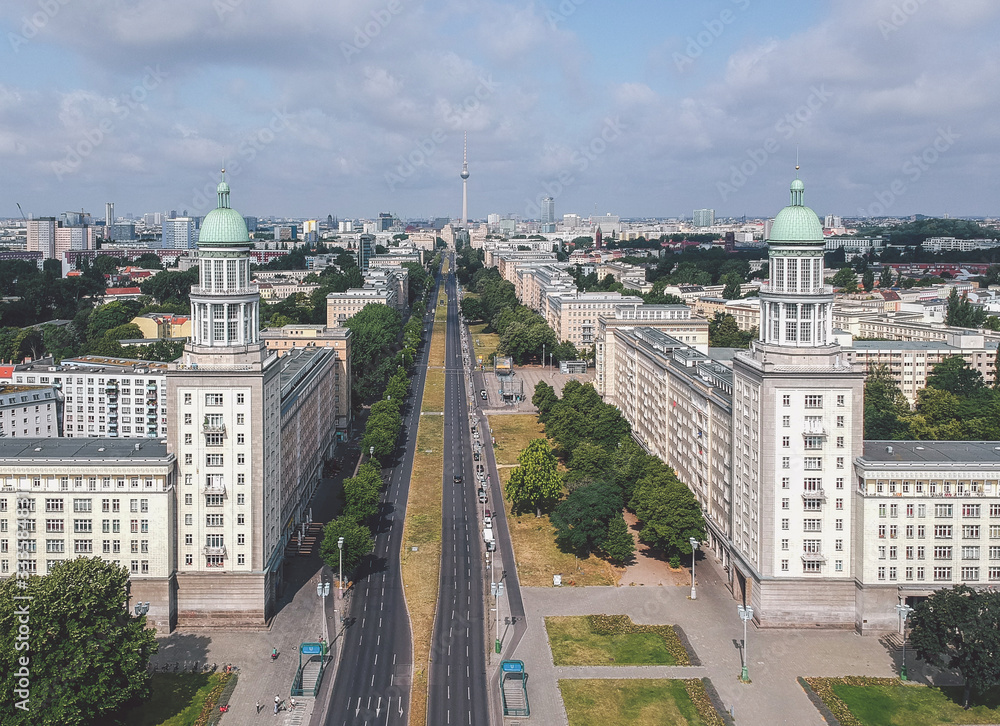 Former East Berlin Aerial photo