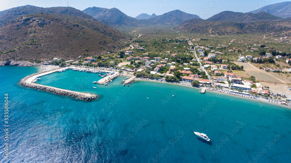 Obraz premium palamutbuku datca mugla turkey drone shot