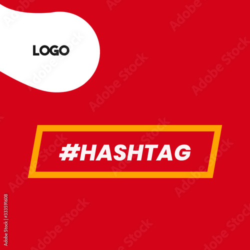 Restaurant social media post vector