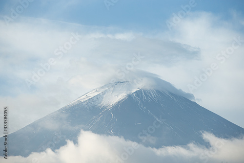 clouds in the Fuji mountains   Japan