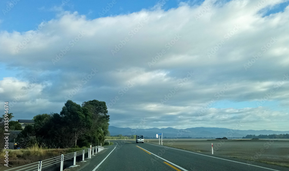 Beautiful Landscape of South Island New Zealand