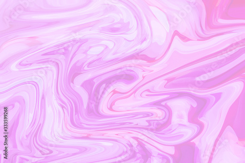 Brown liquid acrylic paints.Abstract background effect with pink color.Wallpaper design illustration.