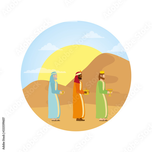 wise men kings manger characters