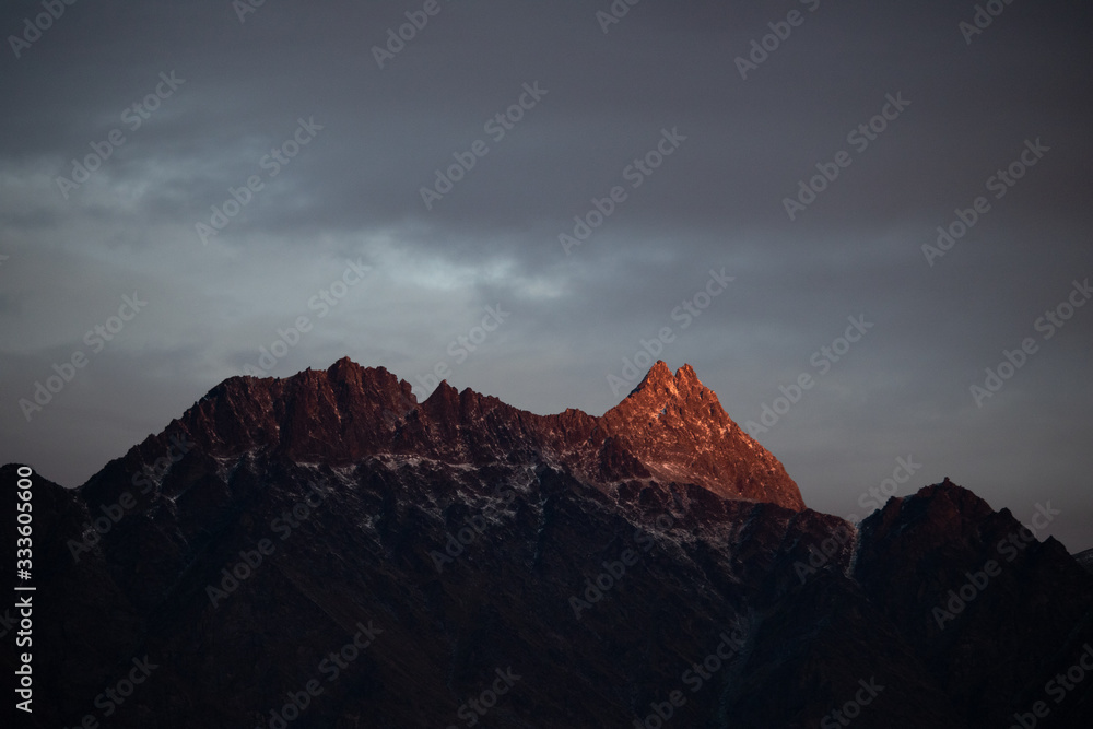 The Remarkables Moody Sunset