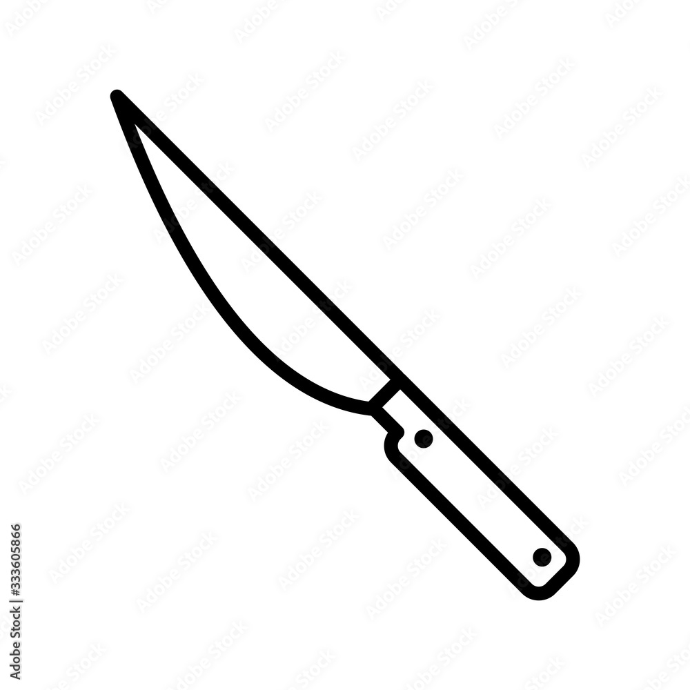 knife icon vector template knife icon vector template