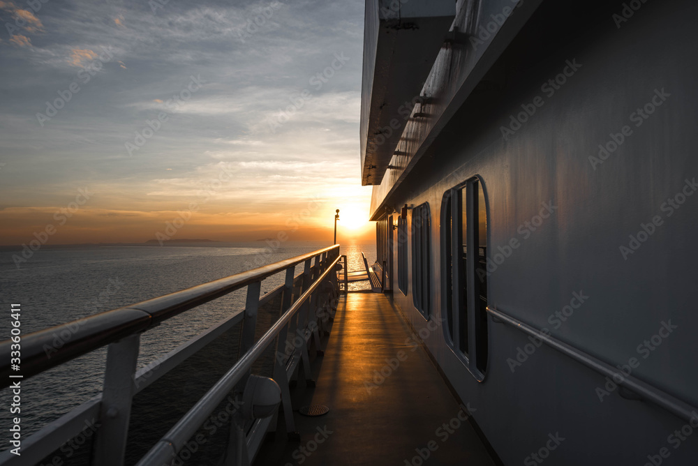 custom made wallpaper toronto digital
Cool light on the deck of the cruise ship