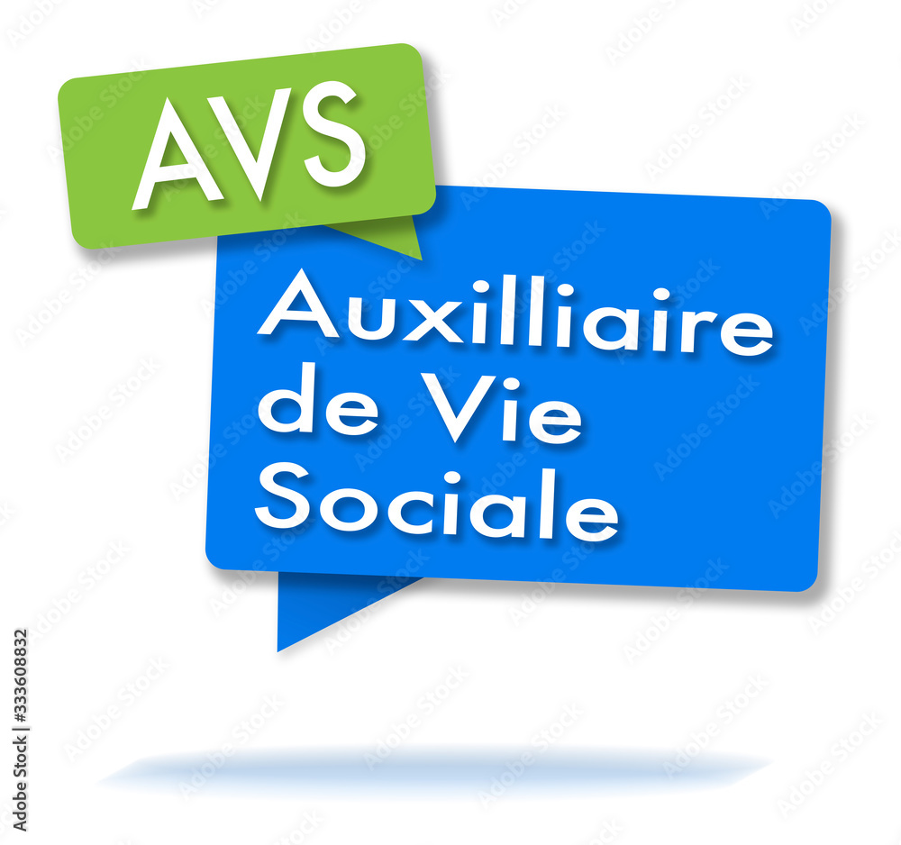French AVS initials in colored bubbles French AVS initials in colored bubbles