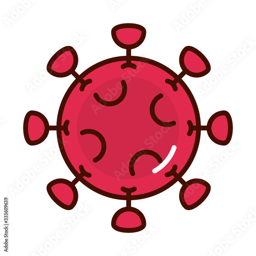 pandemic virus prevent spread of covid19 line and file icon