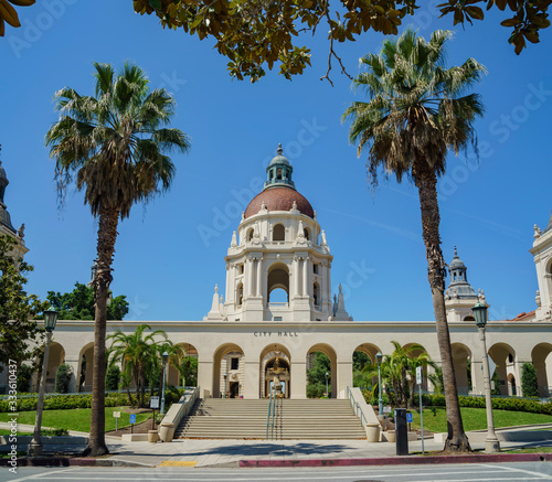 The beautiful Pasadena City Hall, Los Angeles, California