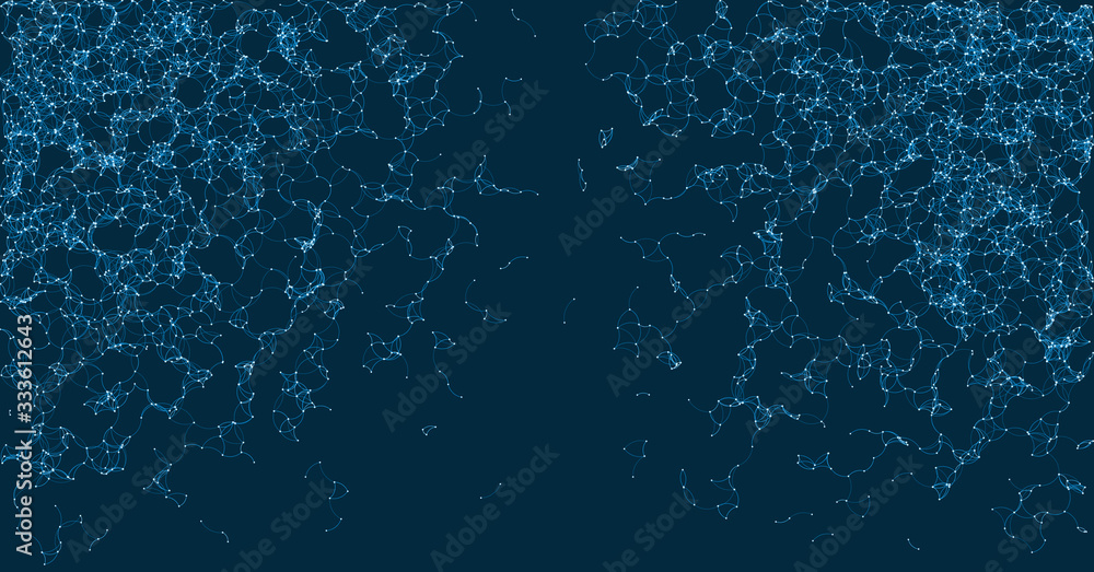 Network Mesh Procedural Art background illustration Network Mesh Procedural Art background illustration