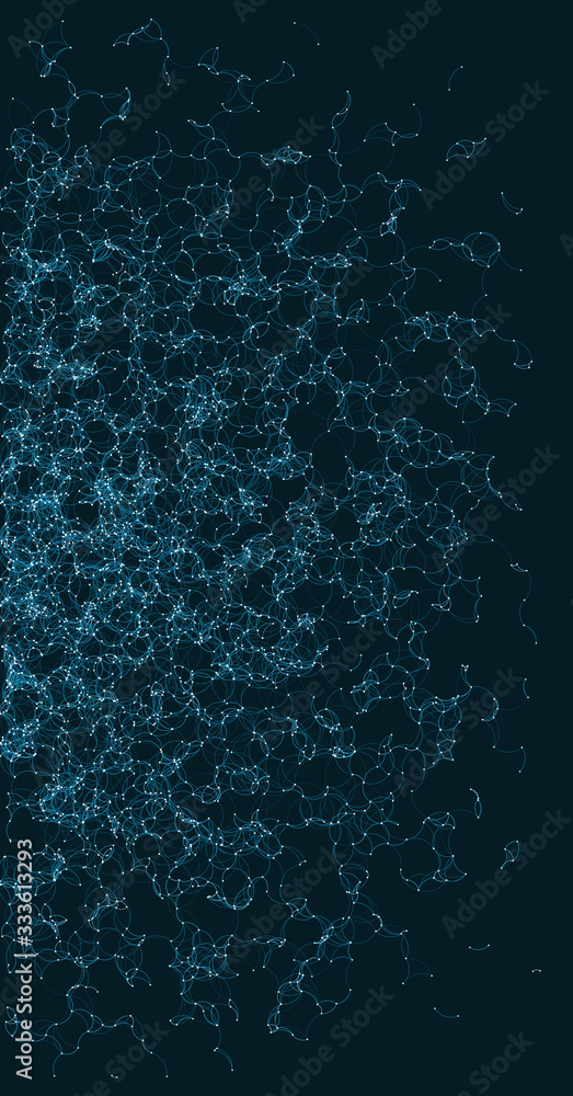 Network Mesh Procedural Art background illustration Network Mesh Procedural Art background illustration