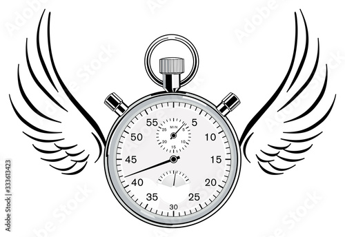 Zeitmanagement-Konzept-Illustration. – Vektor Illustration