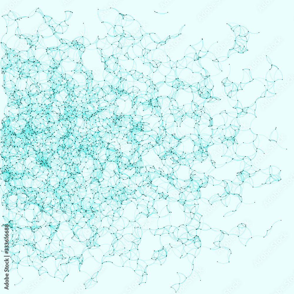 Network Mesh Procedural Art background illustration Network Mesh Procedural Art background illustration
