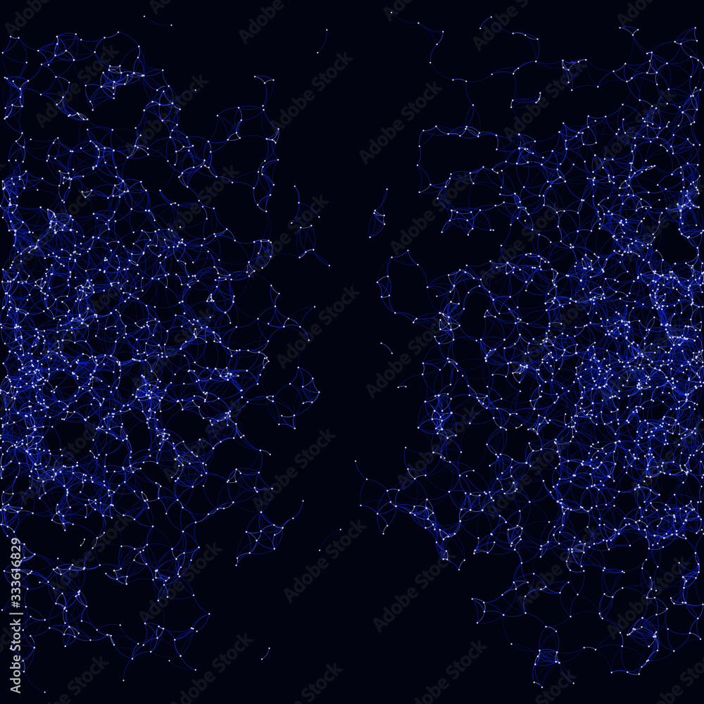 Network Mesh Procedural Art background illustration Network Mesh Procedural Art background illustration