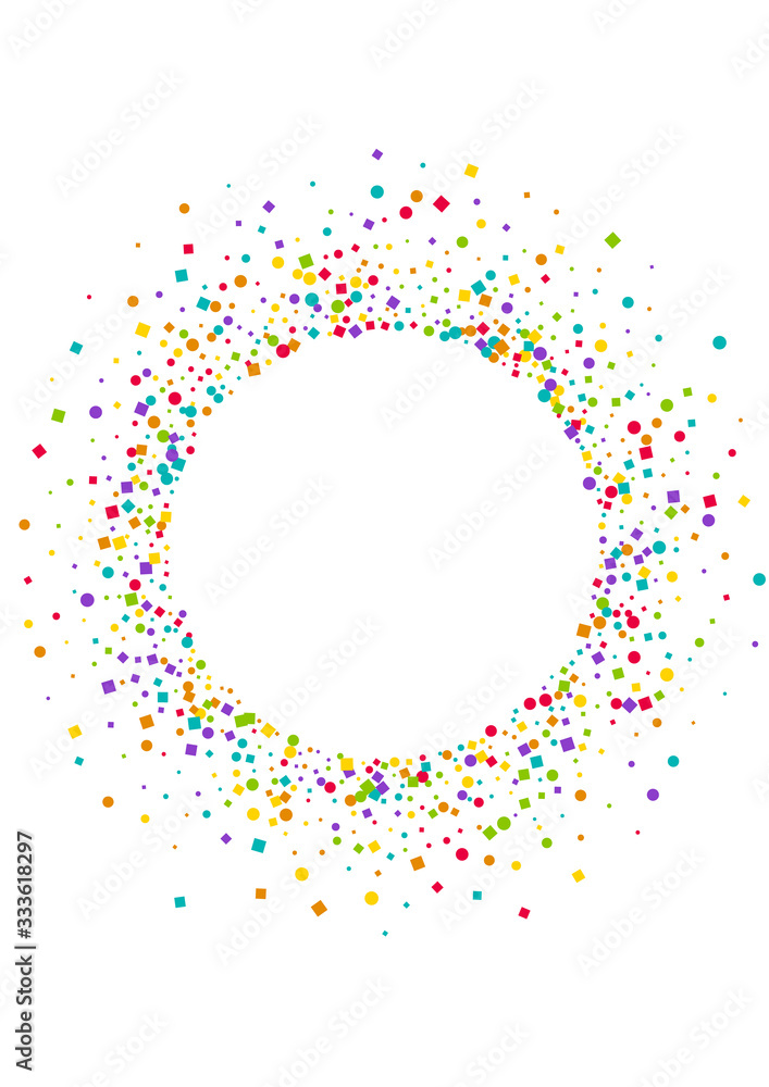Rainbow Celebration Rain Invitation. Color Rainbow Celebration Rain Invitation. Color