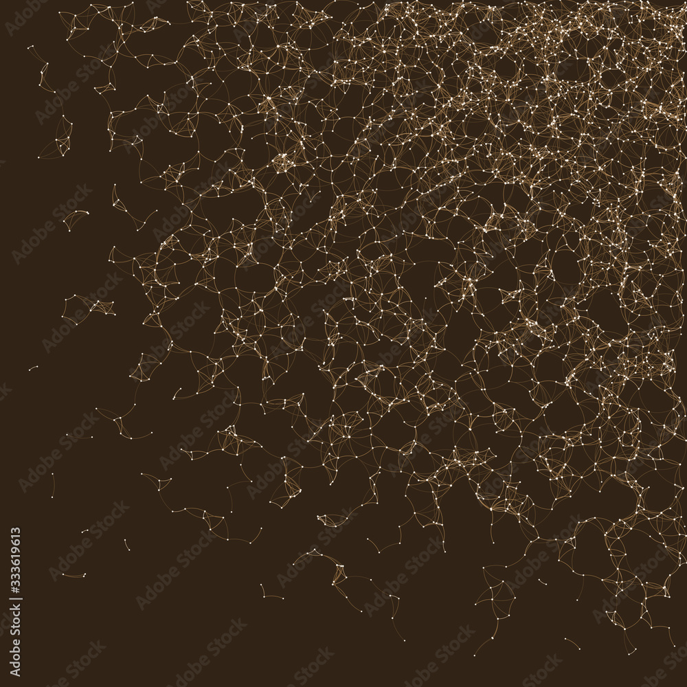 Network Mesh Procedural Art background illustration Network Mesh Procedural Art background illustration