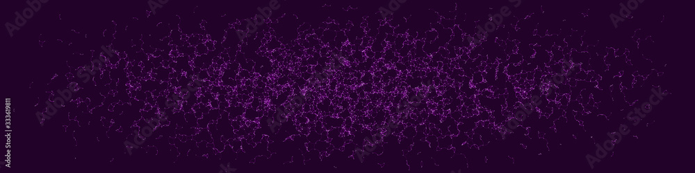 Network Mesh Procedural Art background illustration