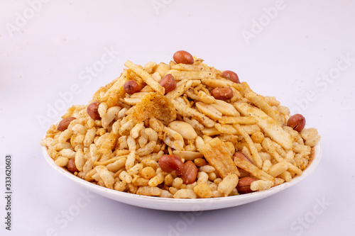 jhalmudi or bhelpuri or namkeen in bowl