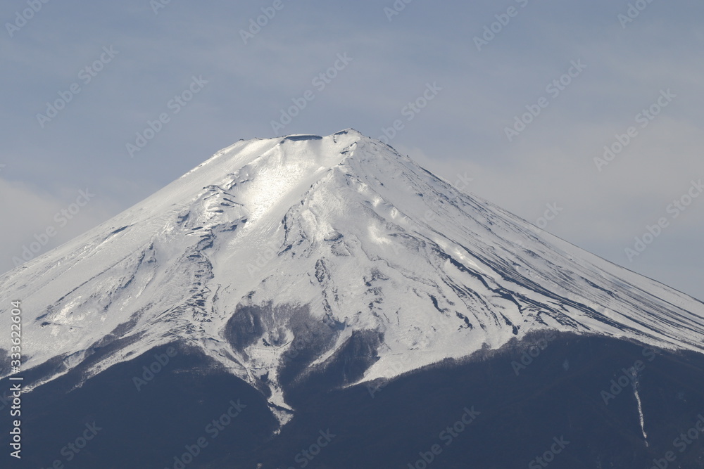 富士の雪