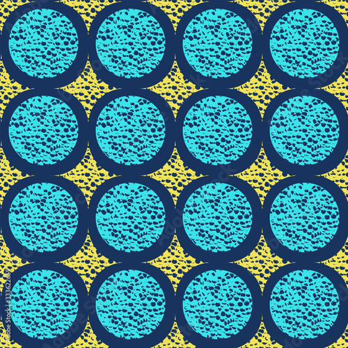 WebSeamless pattern with circles. Vector illustration, EPS 10 photo