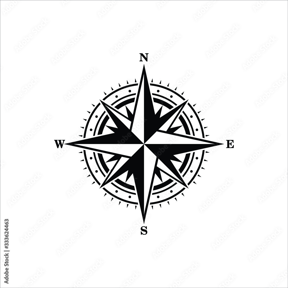 Compass. Compass icon vector. compass logo. which is isolated in white. Compass. Compass icon vector. compass logo. which is isolated in white.
