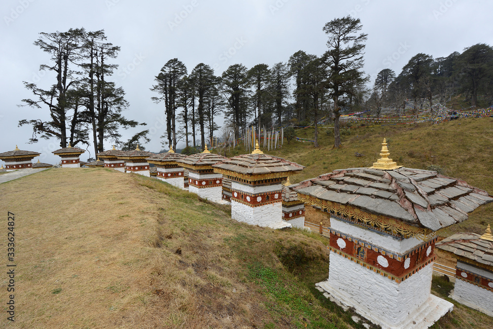 Obraz premium Temple in Bhutan