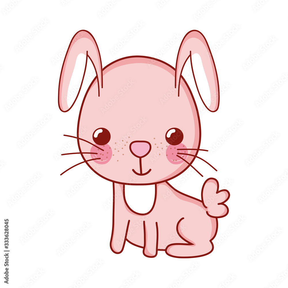 cute rabbit animal cartoon isolated icon design cute rabbit animal cartoon isolated icon design