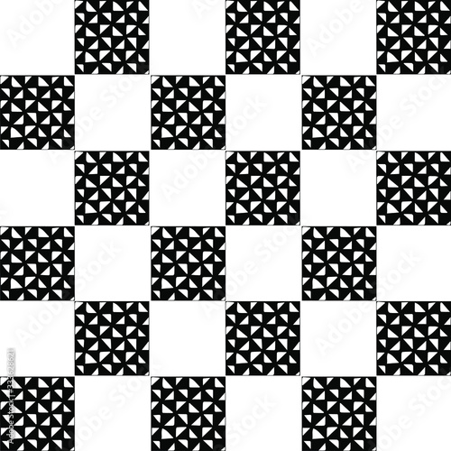 Squares with different patterns inside. Tiles with illustrations.