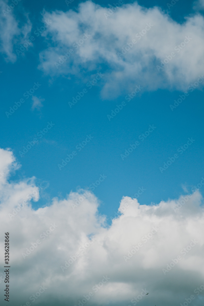 Beautiful blue sky with white clouds Beautiful blue sky with white clouds