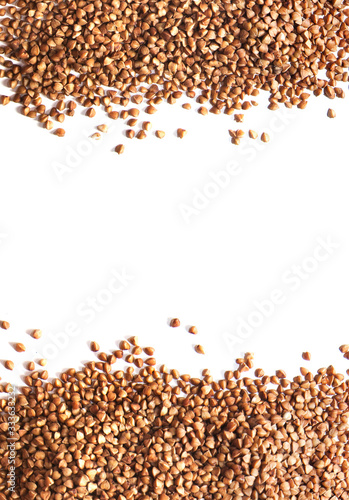 Food background of buckwheat grain © Crazy nook