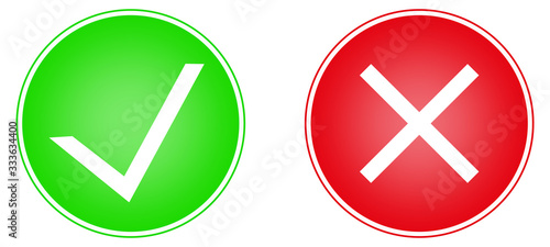 The green checkmark is that chervonii hrest, the icon is so abo ni, the background is on a white background