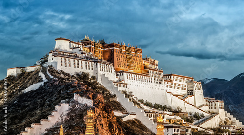 Potala palace in Lhasa -Tibet photo