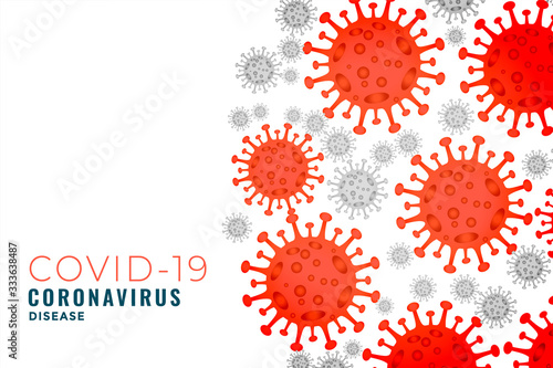 covid-19 coronavirus infection outburst spread background design